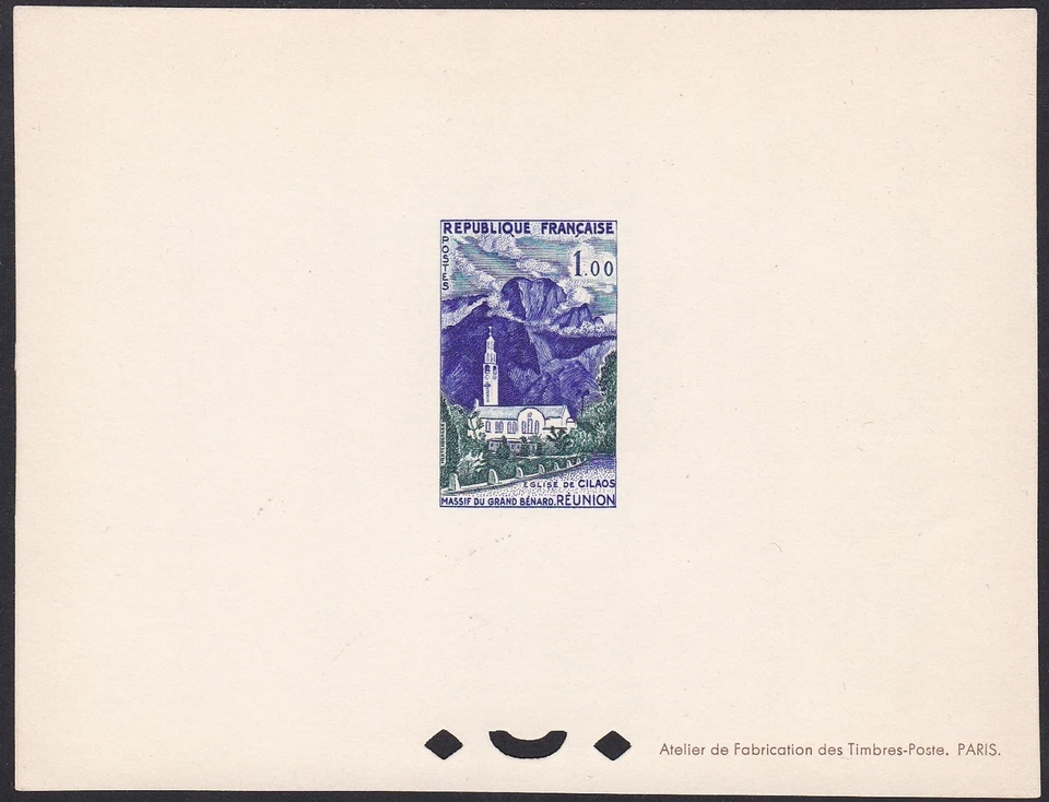 France Sc949 Architecture, Tourism, Cilaos Church, Deluxe Proof - Image 1 of 1