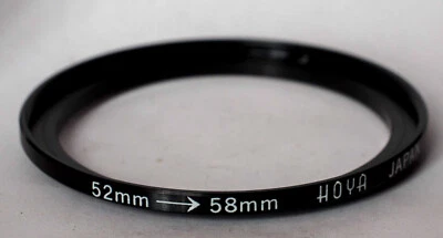 Hoya 52mm - 58mm step up ring. #1 - Image 1 of 2