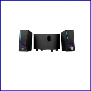 Compact USB Powered 2.1 Computer Speakers System with Enhanced Bass & Lighting - Picture 1 of 8
