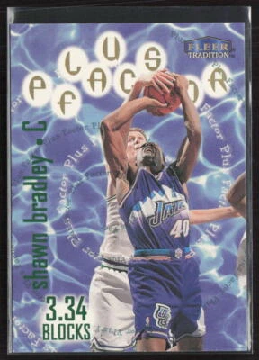 1998-99 Fleer Tradition #138 Shawn Bradley Plus Factor - Image 1 of 2
