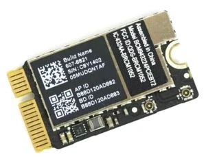 WiFi Bluetooth Card 607-8821 MacBook Air A1370 A1465 A1369 A466 2010 2011 2012 - Photo 1/5
