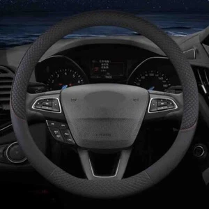 Cubierta del volante del coche para F-150 Tundra Range Rover 15,5-16 pulgadas 40 cm negro - Imagen 1 de 8
