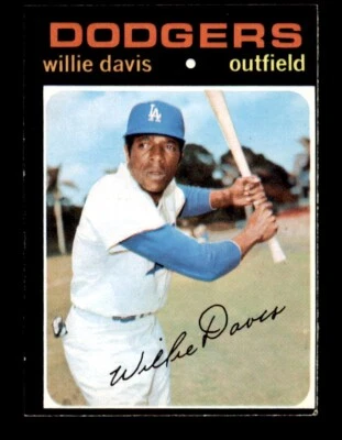 1971 Topps Baseball #585 Willie Davis EX *d6 - Image 1 of 2