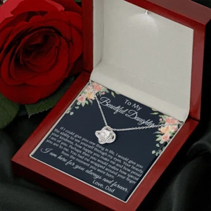 Collar nudo amor papá a hija regalo inspirador para niña, princesa - Imagen 1 de 5