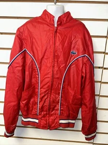 Vintage Lacoste Izod Nylon Jacket Windbreaker - 80s Kids 10/12 - Picture 1 of 11