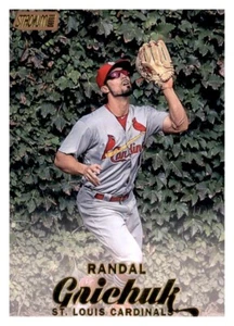 2017 Stadium Club Gold Foil Randal Grichuk Insert Parallel PWE Cardinals #125 - Picture 1 of 2