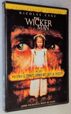 THE WICKER MAN DVD Nicolas Cage vs. Pagan Cult Classic NOT THE BEES! WS &  FS CC - Image 1 of 3