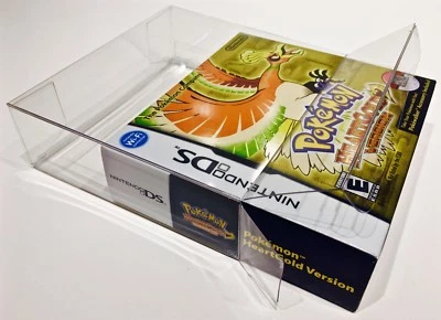 2PC Box Protector for Pokemon Heartgold / Soulsilver case Nintendo DS NTSC ONLY! - Image 1 of 4
