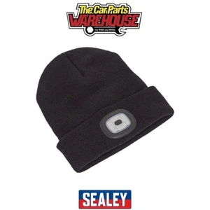 Sealey LED185 Rechargeable USB Beanie Hat 1W SMD LED - Picture 1 of 5