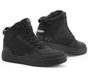 SCHUHE BOOTS MOTORRAD SNEAKERS REV'IT REVIT JEFFERSON LEDER SCHWARZ BLACK GR. 45 - Bild 1 von 1