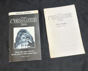 Vtg Chessmaster 3000 Instrukcja obsługi i przewodnik użytkownika Oprogramowanie Wersja systemu Windows - Zdjęcie 1 z 6