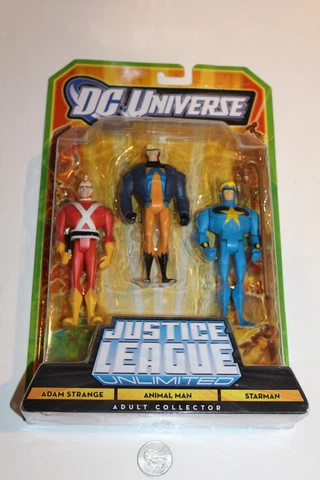 DC Universe Justice League Unlimited Starman Animal Man & Adam Strange 3-Pack Cover
