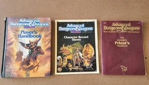 Advanced Dungeons and Dragons 2nd Edition Lot Handbook Priest's Record Sheets  - Picture 1 of 7