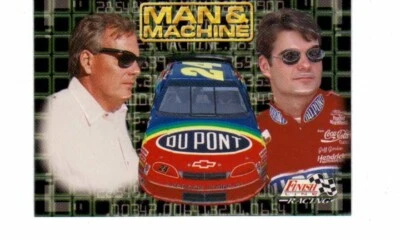 1996 Finish Line Man And Machine 10 Card Set NASCAR Gordon Wallace Martin - Image 1 of 2