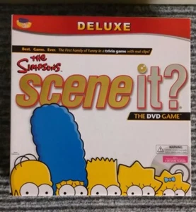 The Simpsons Scene It Deluxe Edition. DVD Board Game. Excellent Unused Condition - Picture 1 of 7