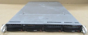 Supermicro 1U Rack Server 2x Intel Xeon E5420@2.50GHz 222GB 4GB X7DBR-E DVD ROM - Picture 1 of 1
