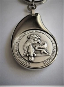 LEGION ETRANGERE GENIE 2° REG LA CCL PORTE CLES EN ACIER NEUF - Picture 1 of 3