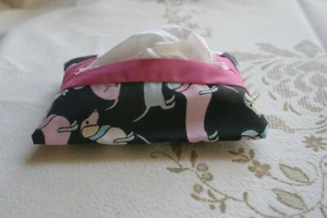 Tissue Cover Dachshund Fabric Dog Lovers TissueCozy Travel Tissue Cover Handmade - Picture 1 of 4