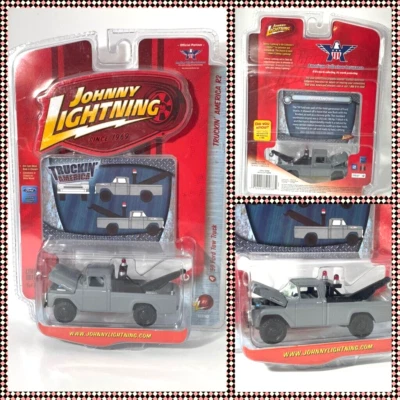 Camión de remolque Ford No2 Johnny Lightning 1959 59 nuevo en paquete gris Truckin America Foto 1 de 4