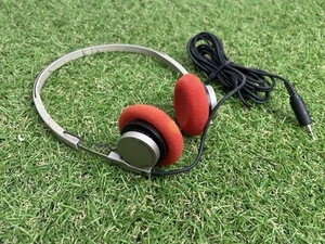 VINTAGE ORIGINAL JVC H-M6 Silver Headphones Walkman Portable Compatible (A127) - Picture 1 of 5