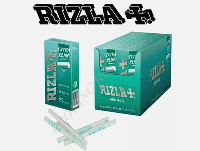 Filtri Rizla Mentolo Ultra Slim 5.7mm – 20 Confezioni da 120 Filtri Originali - Image 1 of 2