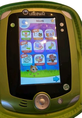 LeapFrog 32610 LeapPad2 Explorer Learning Tablet - Green With 2 Games And Case - Image 1 of 4
