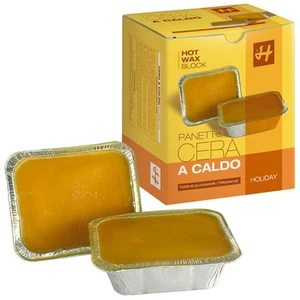 CERA A CALDO DOPPIA VASCHETTA 1 KG GIALLA (500gx2) - Foto 1 di 24
