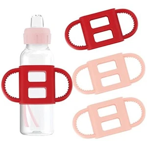 [4 Pack] Pink Bottle Handles for Dr Brown Baby Bottles - Picture 1 of 7