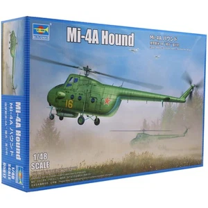 Trumpeter Mi-4A Hound Helicopter Model Kit Scale 1:48 Russian Military - Picture 1 of 7