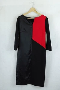 Costume National Red And Black Dress 42 (Au 10) by Reluv Clothing - Picture 1 of 3