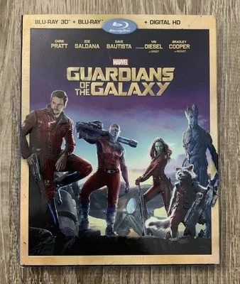 Guardians of the Galaxy (3D Blu-ray/Blu-ray/Digital HD) Slipcover New/Sealed - Image 1 of 2