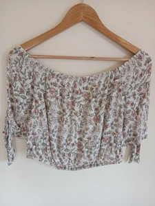 Bardot off the Shoulder Croptop - Picture 1 of 7