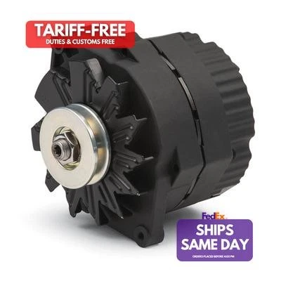 Proform 66448.1N, One Fits Gm Alternator 1 Wire 100 Amp Black Performance Parts - Image 1 of 4