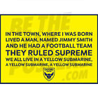Oxford United FC Chant Poster OFFICIALLY LICENSED A4 A3 A2 + Frame Options