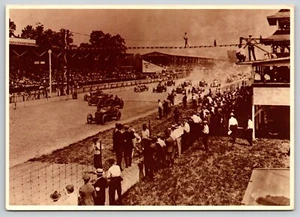 Postal 1919 Indy 500 Indianapolis Motor Speedway Racing Howdy Wilcox - Imagen 1 de 2