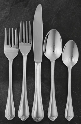 Pfaltzgraff FAIRISLE Stainless 18/8 Glossy Silverware Flatware - YOUR CHOICE - Image 1 of 2