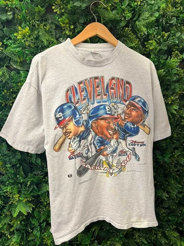 MLB × Vintage Cleveland Indians Graphic Shirt Unisex Men Women S-5XL KV7856 Cover