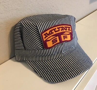 Gorra/Sombrero Ingeniero/Conductor- San Francisco Muni -Ajustable-Adulto o Niño -NUEVO  Foto 1 de 2