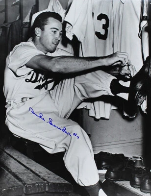 **Duke Snider #4 Signed Autographed 16x20 Photo JSA** - Image 1 of 2