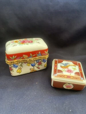 Vintage Delprado Trinket/Pill Box x 2 - Image 1 of 4