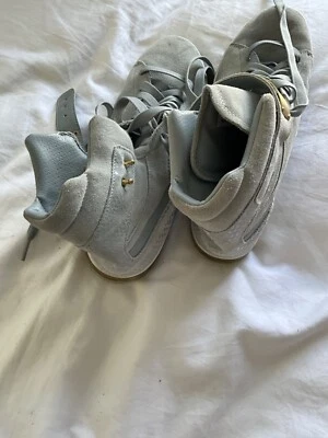 Puma grey suede high topped sneakers size 8 uk - Image 1 of 4