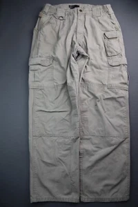 Men's 5.11 Tactical Series Cotton Canvas Pants 74251 Khaki Sz 36x32 (Msr 34x30) - Picture 1 of 12