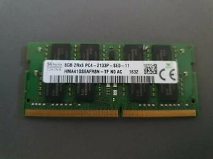 Hynix 8GB 2Rx8 PC4-2133P DDR4 2133MHz SODIMM Memory RAM HMA41GS6AFR8N-TF NO AC - Picture 1 of 1