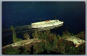 Postcard Quebec c1960s Saguenay Cruise Ship Bateau De Croisiere du Saguenay - Bild 1 von 2