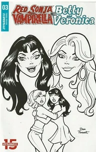 Dynamite Red Sonja and Vampirella Meet Betty & Veronica 03 Dan Parent RI VF/ NM  - Picture 1 of 1