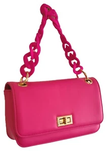 Handtasche Neon Pink Clutch - Abendtasche - Picture 1 of 3