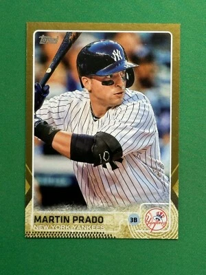 2015 Topps Series 1 Baseball Martin Prado #302 Gold /2015 - Image 1 of 2