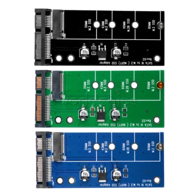 M.2 NGFF to SATA3 Adapter Card M2 NGFF SSD to SATA3 Interface Converter Card New - Image 1 of 4