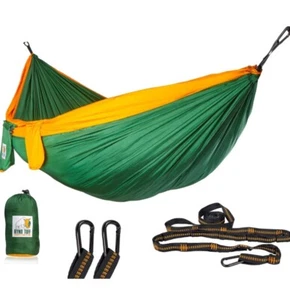 Hieha Camping Hammock - Single Parachute Hammock (2 Tree Straps)