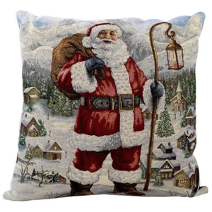Buon Natale - Cuscino arredo natalizio in tessuto Gobelin 45x45 cm - Imagen 1 de 1